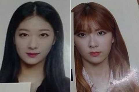 13 fotos de los pasaportes de las idols femeninas
