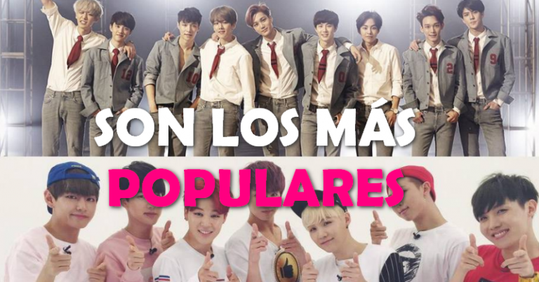 7 grupos de k-pop que han sido elegidos como los más populares por sus fanáticas