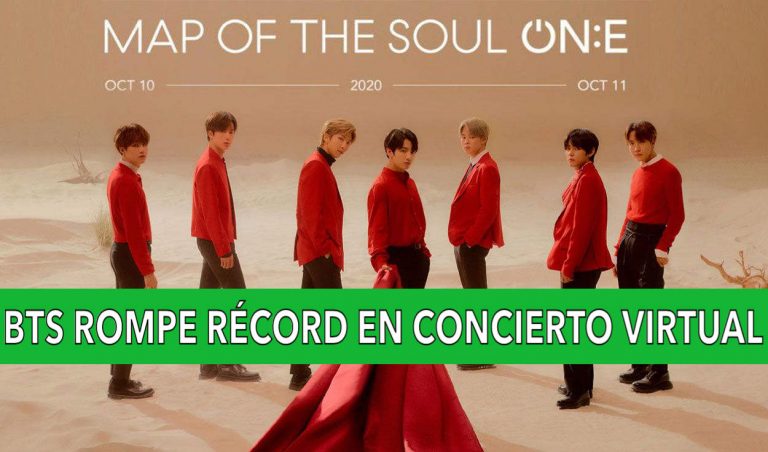BTS rompe nuevo récord en concierto virtual: Map Of The Soul ON: E