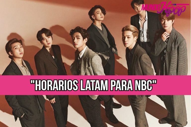 Horarios LATAM y España para la presentación de BTS en NBC